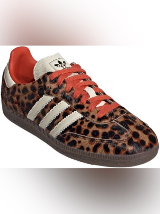 adidas Shoes - adidas Leopard Print Sneakers with White Laces
